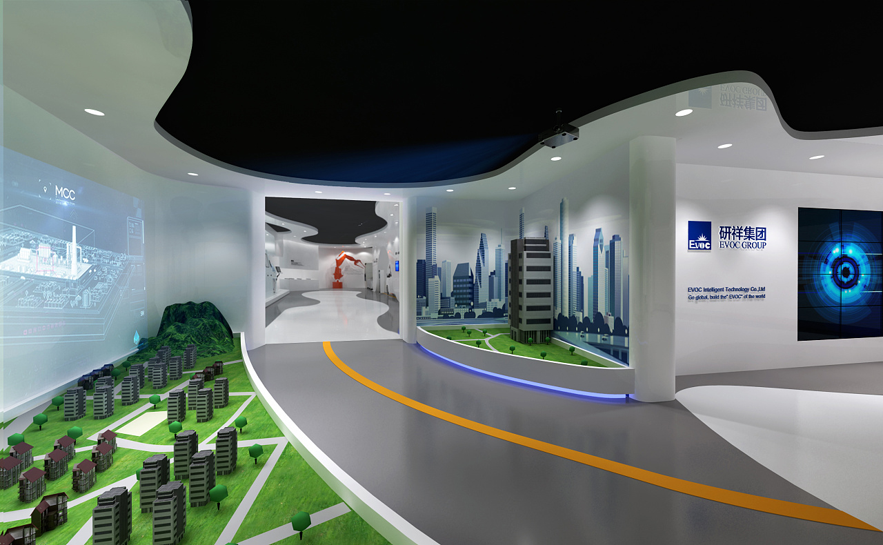 企業(yè)展廳設計數(shù)字影院