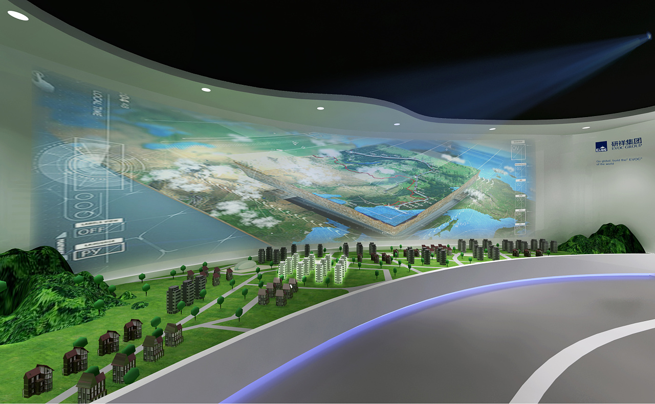 企業(yè)展廳設計時光通道