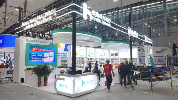 展廳設(shè)計(jì)裝修公司展覽展臺(tái)搭建現(xiàn)場(chǎng)