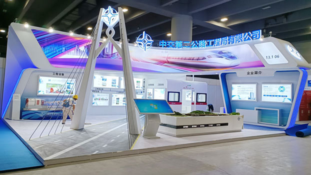 展廳設(shè)計(jì)裝修公司展覽展臺(tái)搭建現(xiàn)場(chǎng)